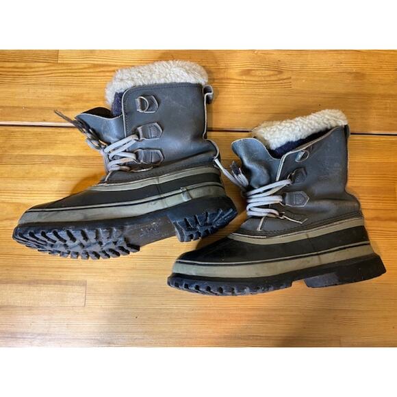 Vintage Sorel Caribou Men’s Size 9 Made in Canada Winter Snow Boots – Wool Liner - Picture 2 of 6